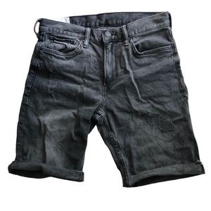 H&M Distressed Rolled Hem Shorts